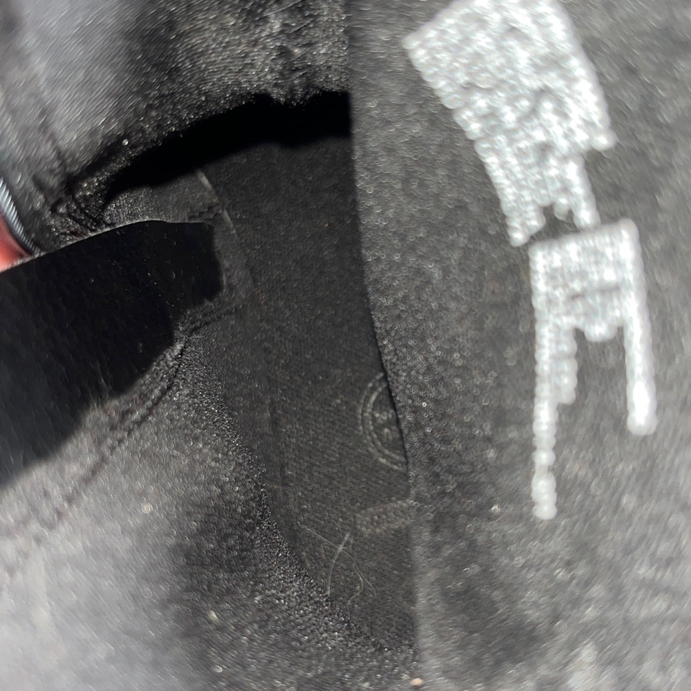 Target Kids Black Suede Boots - Picture 5 of 9